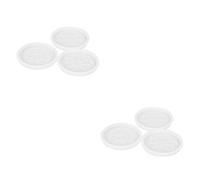 Gadpiparty 2 Ensembles Moules Silicone Pour Dessous De Diy Moules Pour Artisanat Fait Main Résistants Et Durables Pour Personnalisées Époxy 3 Pièces * 2