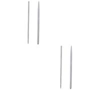 Gadpiparty 2 Ensembles Outils De Sculpture Argile De Aiguilles Acier Inoxydable Pour Modelage De Pâte Polymère Parfaits Pour Poterie Lissage 2 Pièces * 2