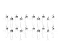 Gadpiparty 2 Ensembles Pendentif Croix Bouteille Petits Pots Petites Flacons Pots Décoratifs Avec Couvercles Récipient En Verre Avec Couvercle Pots De Stockage En Verre Pot Mignon Un Verre
