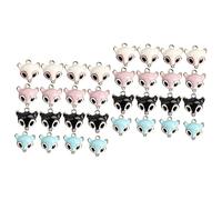 Gadpiparty 2 Ensembles Pendentifs Alliage Pour Colliers Et Bracelets Diy Charms Forme De Petite Renarpour Accessoires De Mode Projets Créatifs Et Décoration 40 Pièces * 2