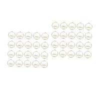 Gadpiparty 2 Ensembles Pendentifs Yeux Géométriques Creux Breloques Diy Pour Bijoux Colliers Bracelets Accessoires Création 20 Pièces * 2