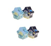 Gadpiparty 2 Ensembles Pour Enfants Pot À Pièces Étain Petit Automatique Banque Mignon Compacte Fournitures Pour La Maison Accessoire Photo Fer 2 Pièces * 2