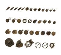 Gadpiparty 2 Ensembles Set de Charms Thème Montre Accessoires de Bijoux Diy pour Artisanales