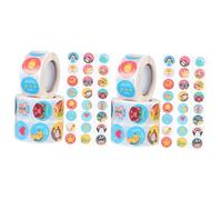 Gadpiparty 2 Ensembles Stickers Décoratifs Garçon Fille Autocollants De Récompense Pour Enseignants Adhésifs Polyvalents Pour Décoration Scrapbooking Et Prix Scolaires 3 Rouleaux*2