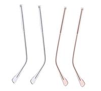 Gadpiparty 2 Ensembles Transparent Metal Eyeglass Temple Replacement Legs For Glasses Repair Lightweight Comfortable Metal Arms Suitable For Various Frames Elegant Design