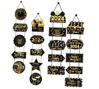 Gadpiparty 2 Paires De Décorations Pour Le Nouvel An Lunaire Bannière De Porte « Bonne Année » Décoration De La Saint-Sylvestre Bannière De Porte « Bonne Année »