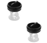 Gadpiparty 2 Pièces accessoires de machine à laver pompe à filtre Pompe de vidange du piège à filtre pompe de vidange lave-linge bouchon de vidange bouchon d'étanchéité en plastique