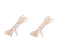 Gadpiparty 2 Pièces Accessoires De Mariage Ruban De Satin Lacets De Ruban De Satin Corsets Sangle De Laçage Arrière Accessoire Demoiselle D'Honneur Ruban De Soie Sans Manches Pour