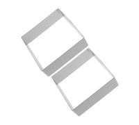 Gadpiparty 2 pièces Anneau à Gâteau Carré Acier Inoxydable Moule Pâtisserie Mousse DIY Cadre Non Adhérent Facile à Nettoyer pour Cake Entremets