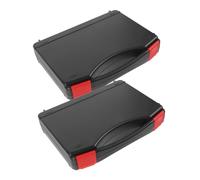 Gadpiparty 2 pièces Boîte à Outils Plastique Mallette Compacte Légère et Résistante Aux Chocs Rangement Visserie et Petits Outils Organiseur Polyvalent pour Voyage et Usage Quotidien