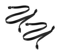 Gadpiparty 2 Pièces Câble Extension Alimentation Pcie Broches à Double Broches Résistance Électrique Compact et Flexible Compatible GPU Kit