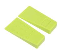 Gadpiparty 2 pièces Cales Abattage Plastique Coins de Fendage Robustes et Réutilisables pour Coupe et Stabilisation Menuiserie et Chauffage