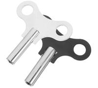 Gadpiparty 2 pièces Clé Remontage Horloge Ancienne Acier pour Pendule et Horloge Murale Outil Pratique pour Horlogers et Réparations Familiales