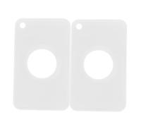 Gadpiparty 2 Pièces Couverture De Protection De La Balise Pochette De Tracker Accessoire De Suivi Pochette Anti-Perdue Charme De Traceur Charme De Tracker Accessoire Traceur Blanche TPP