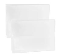 Gadpiparty 2 Pièces Couverture de Protection PVC pour Cahiers Film Transparent Réutilisable et Effaçable Protège Étanche pour Écoles et Scrapbooking