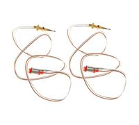 Gadpiparty 2 Pièces Dispositif De Protection D'allumage Remplacement Universel De Thermocouple Remplacement Des Thermocouples Thermocouple Pour L'étalonnage Du Four Acier Inoxydable Beige