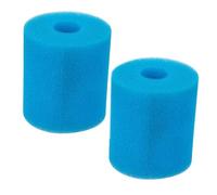 Gadpiparty 2 pièces Filtre Éponge Réutilisable pour Piscine Sponge Filtrante Cylindrique Anti-bouchage Nettoyage des Débris pour Piscine et Spa Accessoire Filtration