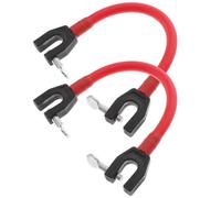 Gadpiparty 2 Pièces Fixation de Skis Rouge en Plastique Renforcé pour | Clip Compact pour Pointes de Skis, Aide à Apprendre Plus Vite Plus de Contrôle, pour Garçon Fille Couleur Aléatoire