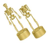 Gadpiparty 2 Pièces Halloween Meilleur Costume Trophée Squelette Trophées Squelette en Plastique Or Trophée Drôle Nouveauté Trophée d'halloween pour Adultes Costume Bricolage Jeux De