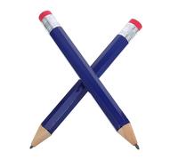 Gadpiparty 2 Pièces Jumbo Wooden Pencils With Eraser Oversized Grip For Office Kindergarten Supplies And Fun Big Pencil For