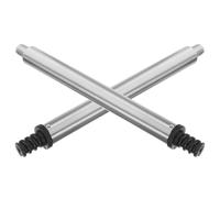 Gadpiparty 2 pièces Kit de Réparation Brosse Wc Inoxydable avec Connecteur de Manche Ergonomique et Tige Inférieure Innovante pour Nettoyage