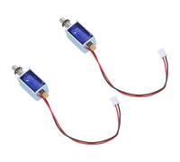 Gadpiparty 2 pièces Micro Électroaimant Dc Interrupteur à Actionneur Linéaire Push-pull Compact à Faible Consommation pour Automatisation Industrielle et Espaces Restreints