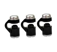Gadpiparty 2 Pièces Microscope Smartphone Zoom avec LED Loupe Clip pour Téléphone Noir pour Bijoux et Antiques
