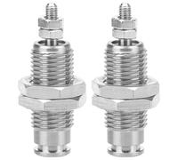 Gadpiparty 2 Pièces Mini Cylindre Pneumatique à Tige Filetée Mâle