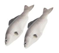Gadpiparty 2 Pièces Modèle de Poisson Artificiel Réaliste en PU, Décoration Portable et Facile d'entretien pour Photographie et Présentation Culinaire