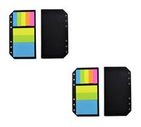 Gadpiparty 2 Pièces Onglets Autocollants Pratiques pour Lecture Marque Pages Repositionnables pour Bureau École et Maison Notes Adhésives Faciles à Écrire et