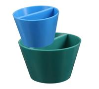 Gadpiparty 2 pièces Outil de Façonnage des Bords Céramique Prise Confortable pour Travail Terre Sculpture Détaillée Couleurs Bleu S et Vert