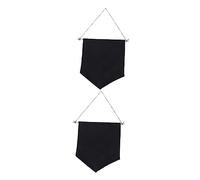 Gadpiparty 2 pièces Pendants Muraux Décoratifs Noir pour Chambre Denfants Supports Créatifs pour Broches Badges et Bannières Accroche Murale Stable et Résistante