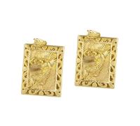 Gadpiparty 2 Pièces Pendentif breloque collier tigre petit métier de tigre décor rétro tigre suspendu décoratif pendentif tigre de style chinois pendentif tigre en laiton