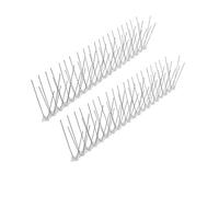 Gadpiparty 2 pièces Piques Anti-Pigeons Acier Inoxydable Pointes Protection Extérieure pour Balcon Toiture et Clôture Effaroucheur Oiseaux Sûr et Résistant Température Lot