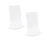 Gadpiparty 2 pièces Plateaux Égouttoirs Moussants Muraux pour Distributeur de Savon Automatique Accessoires Pratiques et Légers pour Usage Domestique Blanc Lot