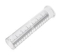 Gadpiparty 2 pièces Pluviomètre Tube Verre Haute Précision Éprouvette Graduée pour Jardin et Agriculture Outil de Mesure des Précipitations Clair et Résistant