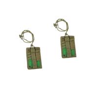 Gadpiparty 2 Pièces Porte Cartes Usage Oxford Étui de Protection pour Cartes et Vert