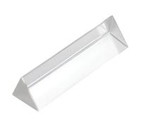 Gadpiparty 2 pièces Prisme Optique Triangulaire en Cristal pour Expériences Scientifiques et Photographie Stable Portable et Précis pour Enseignement Lumière et Analyse des Couleurs