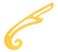 Gadpiparty 2 Pièces Règle Courbe Multifonction pour Dessin et Conception de Vêtements et Précise Outil de Patronage pour Couture et Modélisme