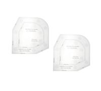 Gadpiparty 2 Pièces Règle de Couture Acrylique pour Patchwork Gabarit Bol Confortable Modèle Diy pour Enveloppement de Bol Bord Lisse et Portable pour Accessoires Couture