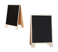 Gadpiparty 2 Pièces Tableau Bois avec Support de Petits Tableaux Rectangulaires pour Décoration de Maison et Bureau pour Messages et Menus
