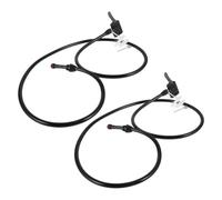 Gadpiparty 2 pièces Tuyau Pompe Vélo Résistant Froid avec Adaptateurs Multiples pour Gonflage Ballons et Pneus Voiture Vélo Accessoires Polyvalents