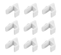 Gadpiparty 20 Clips de Support D'étagère de Réfrigérateur en Plastique, Accessoires de Rangement pour Congélateur, Crochets Robustes pour Fixation D'étagères, Compatibles et Faciles