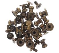 Gadpiparty 20 ensembles Poignées Miniatures Bronze Ancien pour Armoires et Tiroirs Lot Vis Accessoires de Cuisine et Meubles Installation Facile et Résistantes à Usure