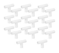 Gadpiparty 20 Pièces Connecteurs pour Étagères T Plastique Rangement Modulaire de Placard Organisateur DIY Connexion Stable pour Étagères à Chaussures et Armoires