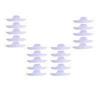 Gadpiparty 20 pièces Coussinets Protecteurs de Col Auto-adhésifs Absorbants et Anti-Transpiration pour Chemises Blouses et Casquettes Protection Les Taches et Odeurs