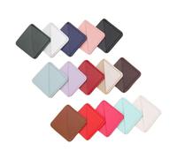 Gadpiparty 20 Pièces Creative PU Leather Square Book Page Corner Protectors For Students Teachers Readers Practical Reading Gift
