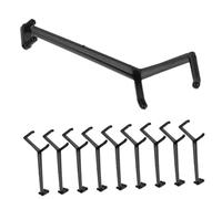 Gadpiparty 20 pièces Écarteurs Branches Arbres Fruitiers Réglables Plastique Noir Forme Branches Fruitières Accessoire Jardin pour Formation et Écartement des Rameaux