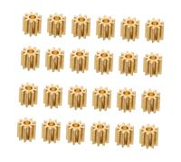 Gadpiparty 20 pièces Engrenage Cuivre Dents Pignon Moteur Petit Engrenage pour Drone Robot Modélisme