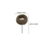 Gadpiparty 20 pièces Kit Roues Polissage pour Perceuse Mini Brosse Manche Abrasifs Nylon pour Meulage et Polissage